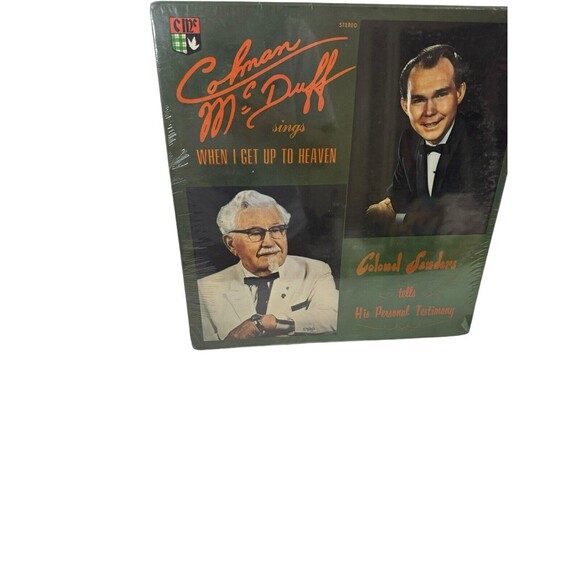 Colman McDuff Sings When I Get To Heaven Colonel Sanders Sealed Vinyl LP- Read - Picture 2 of 11
